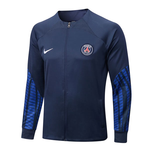 Sweatjacken Paris Saint Germain 2022 2023 Blau